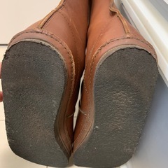 koosロングブーツ赤茶38の画像