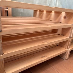 ベルメゾン　すのこ パレットベッド 12枚セットの画像