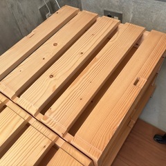 ベルメゾン　すのこ パレットベッド 12枚セットの画像