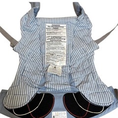 エルゴベビー　抱っこ紐　ブルー　マリン　新生児用マット　安全サポート他付きの画像