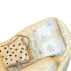 エルゴベビー　抱っこ紐　ブルー　マリン　新生児用マット　安全サポート他付きの画像