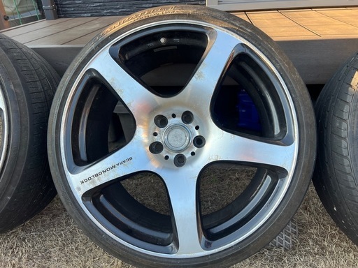 手渡し限定希少廃盤 20インチスカラーモノブロックブラックポリッシュ