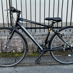 ＜整備済・美品車＞ブリヂストンTB1・街乗りクロスバイク・ブラック・27インチ・シマノ7段変速 LEDオートライトの画像