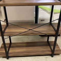 ※ 3段シェルフ　収納棚　（約）幅100cm の画像