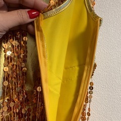 スパンコール　ワンピースの画像