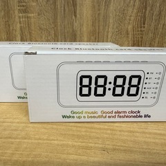 ◎新品未使用 時計 Bluetoothスピーカー microSD ラジオ  8個まとめて 景品、プレゼントに！の画像