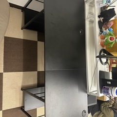 【無料処分】ブラックワークデスク★PC作業に最適の画像