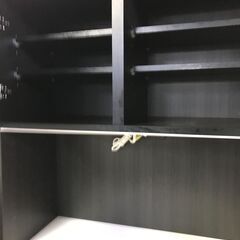 【ジャングル深井店】★システムキッチンボード レンジボード 食器棚 キッチン家具 キッチン収納 ブラック 収納 人気 堺市 中区 深井の画像