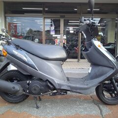 NO.5602　アドレスＶ１２５Ｇ　盗難防止警報アラーム　シガーソケット電源　サイドスタンド　ガンメタリック　☆彡の画像