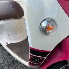 かわいいピンクのビーノ　女性ワンオーナー　エンジン快調　ガレージ保管　外装きれい目の画像