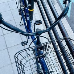 自転車　26インチ　ネイビーの画像
