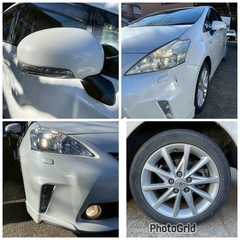 プリウスアルファα　Gツーリング　車検有り！11万キロ！ナビTV バックカメラETCの画像