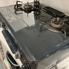 【ジモティー割】パロマ 2023年製 2口ガスコンロ 都市ガス（ID1720）の画像