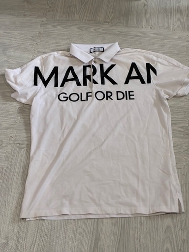 MARK&LONA マークアンドロナ　ビッグロゴ　ポロシャツ　メンズ　L ゴルフ MARK & LONA ポロシャツ 38サイズ MARK&LONA マークアンドロナ 2022年