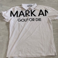 MARK&LONA マークアンドロナ　ビッグロゴ　ポロシャツ　メンズ　L ゴルフの画像