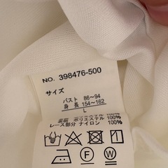 袖レース　ブラウスLサイズ｜着用回数少なめ・美品 　の画像