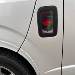 ハイエース　給油口の画像