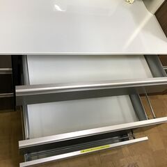 【ジャングル深井店】★綾乃製作所　システムキッチンボード レンジボード 食器棚 キッチン家具 キッチン収納 ホワイト 収納 人気 幅140cm 大型収納　堺市 中区 深井の画像