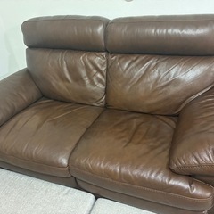 イタリア本革ソファの画像