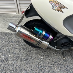 レッツバスケット　NRマジックマフラー　デイトナパワーフィルター　いい音します　前後タイヤ溝あり　シート破れなしの画像