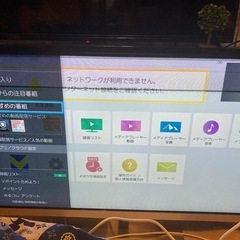 シングルベッドフレーム、電子レンジ、東芝テレビの画像