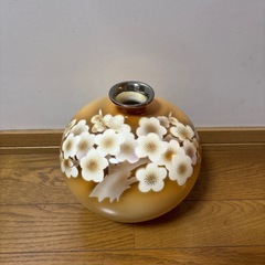 黒翠七宝　花瓶　壺　骨董品の画像