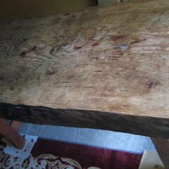 一枚板の米松ダイニングテーブル　ワークデスクの画像