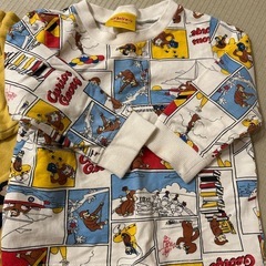 おさるのジョージ90cm子供服の画像