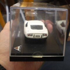 京商 TOYOTA 2000GT ホワイト トヨタ モデルミニカー　土台ネジなしの画像