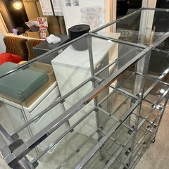 ガラス×スチール　ラック　※同等品有りの画像