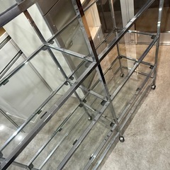 ガラス×スチール　ラック　※同等品有りの画像