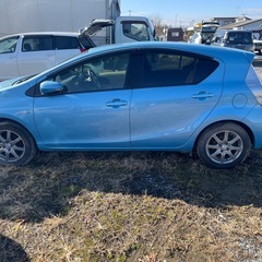 トヨタアクア　グレードG  プッシュスタート　一時抹消の画像