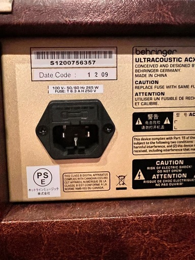楽器 BEHRINGER ULTRACOUSTIC ACX1800