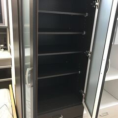 【ジャングル深井店】★ニトリ　NITORI 食器棚 キッチン家具 キッチン収納 ブラウン 収納 幅60cm 新生活 堺市 中区 深井の画像