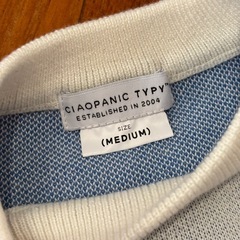 チャオパニックティピー　ニット　ホワイト　M メンズ　の画像