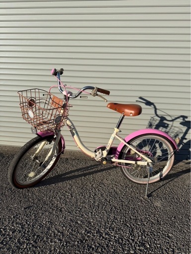 キッズ　自転車　子供用　自転車練習にどうですか？補助輪付き　補助ハンドル