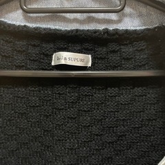 Re-j&SUPURE ドッキング　ニット　デニム大きいサイズの画像