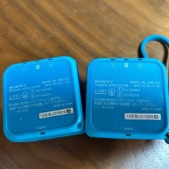 SONY Bluetooth スピーカー2個セットの画像