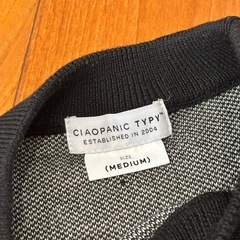 チャオパニックティピー　ブラック　ニット　Mの画像