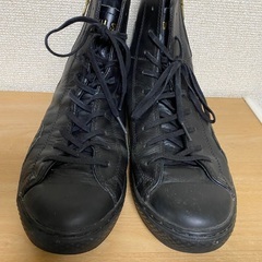 コンバース　ハイカット　24.5㎝　レザーの画像