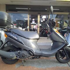 NO.5603　アドレスＶ１２５　４サイクルエンジン　フューエルインジェクション車　リヤボックス付き　ブラック　☆彡の画像