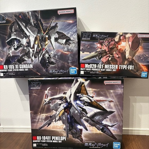 HG 閃光のハサウェイ3点セット (パピ) 高浜の模型、プラモデルの中古