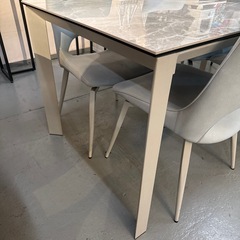 ダイニングテーブルセット　筑波産商の画像