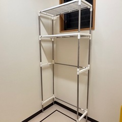 洗濯機物置ポールの画像