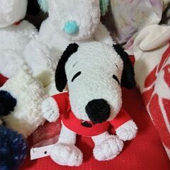 スヌーピーぬいぐるみ　2個300円の画像