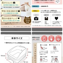 ペット 自動餌やり器、トイレ セット（砂 残6割 おまけ） 着払い可能の画像
