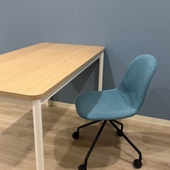 【KANADEMONO】シンプルなファブリックデスクチェア #1の画像