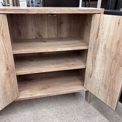 ★リユースのサカイ高崎店★TJ13804 白井産業 棚 ナチュラル H71×D35.5×W87.2 クリーニング済みの画像