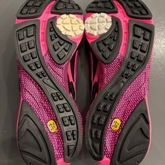 NIKE AIR GHOST RACER ピンク ブラック スニーカーPink Blast サイズ9.5  27.5cmの画像