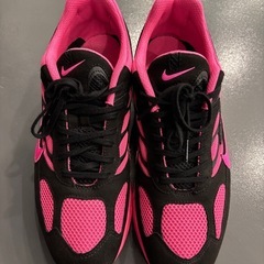 NIKE AIR GHOST RACER ピンク ブラック スニーカーPink Blast サイズ9.5  27.5cmの画像
